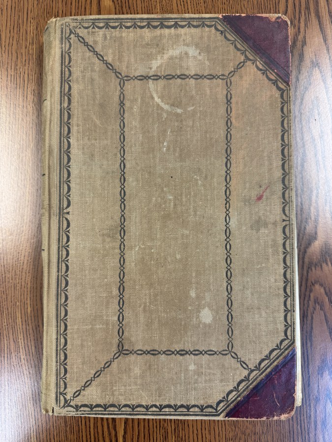 Cover of Record Book of the Corporation of East Dundee, Vol. 1